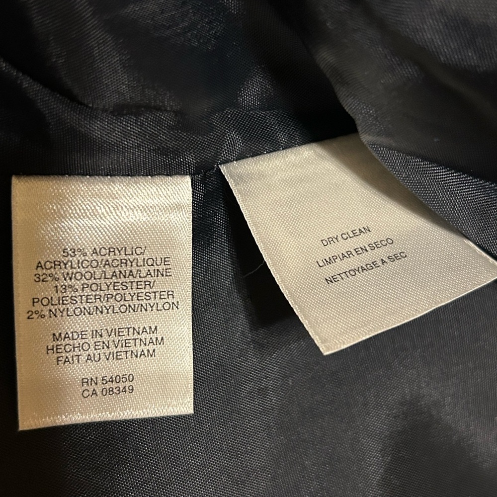 Jones New York Collection Women's Indigo Tweed Jacket - Picture 4 of 8